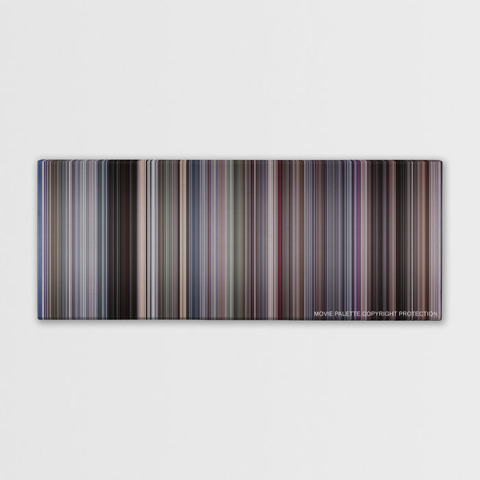 RoboCop color palette canvas print: thousands of thin vertical stripes of color