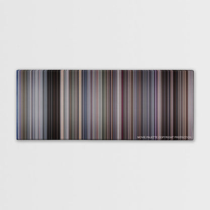 RoboCop color palette canvas print: thousands of thin vertical stripes of color