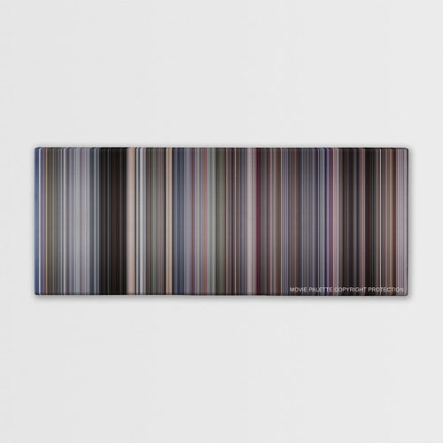 RoboCop color palette canvas print: thousands of thin vertical stripes of color