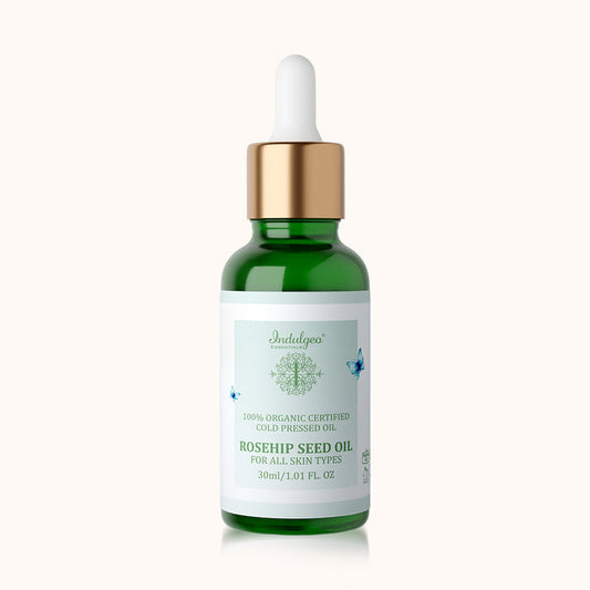 Rosehip Oil - 100% Cold Pressed Oil, Repairs & Brightens, for Oily Skin (30ml)