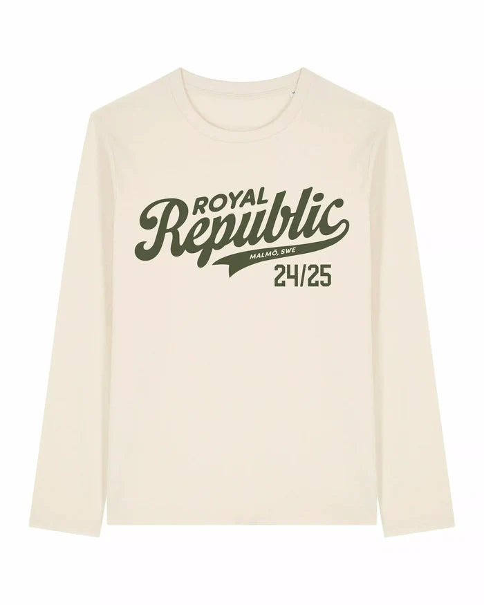 ROYAL REPUBLIC - Baseball Logo 24/25 (Natural) Longsleeve