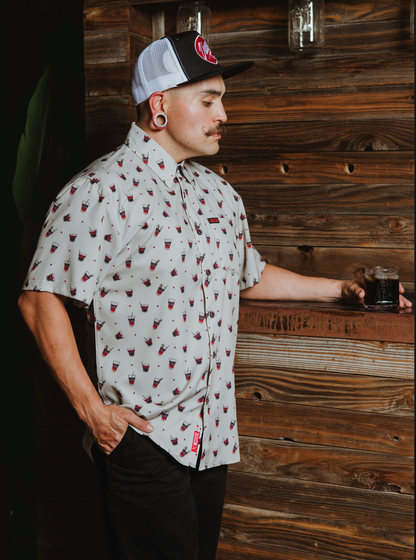 Sailor Cherry Short Sleeve Party Shirt