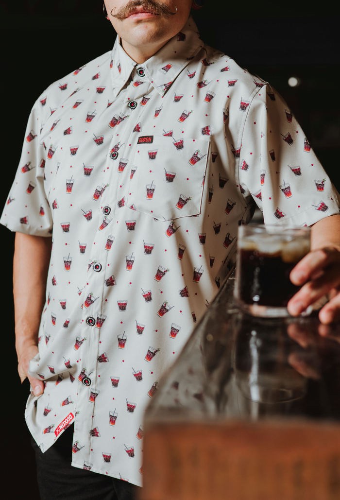 Sailor Cherry Short Sleeve Party Shirt