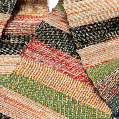 Sakiori Obi | Recycled Silk Upcycled Ragweave Belt