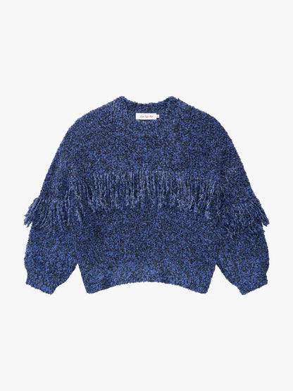 Salt & Pepper Rowena Fringe Sweater