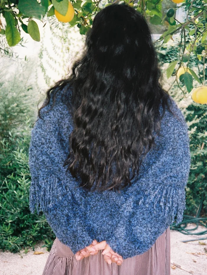 Salt & Pepper Rowena Fringe Sweater