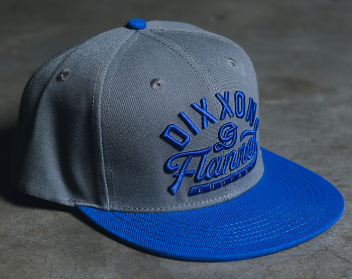 Script Snapback - Blue/Grey