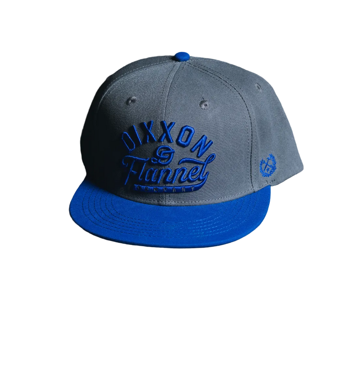 Script Snapback - Blue/Grey