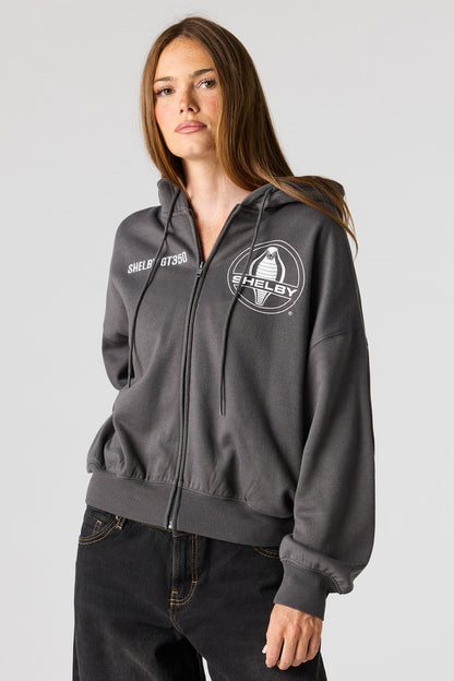 Shelby Cobra Fleece Zip Hoodie