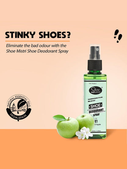 Shoe Mistri Foot & Shoe Deodorant Spray - Fresh Apple Essential Oils