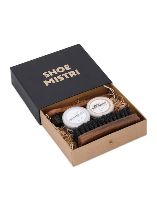 Shoe Mistri Leather Care Essentials Kit - (Pack of 3)