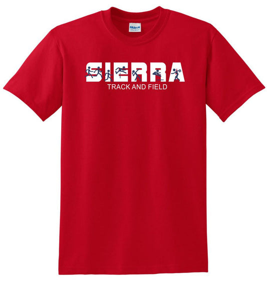 Sierra Track & Field Events Tee- Matte or Glitter