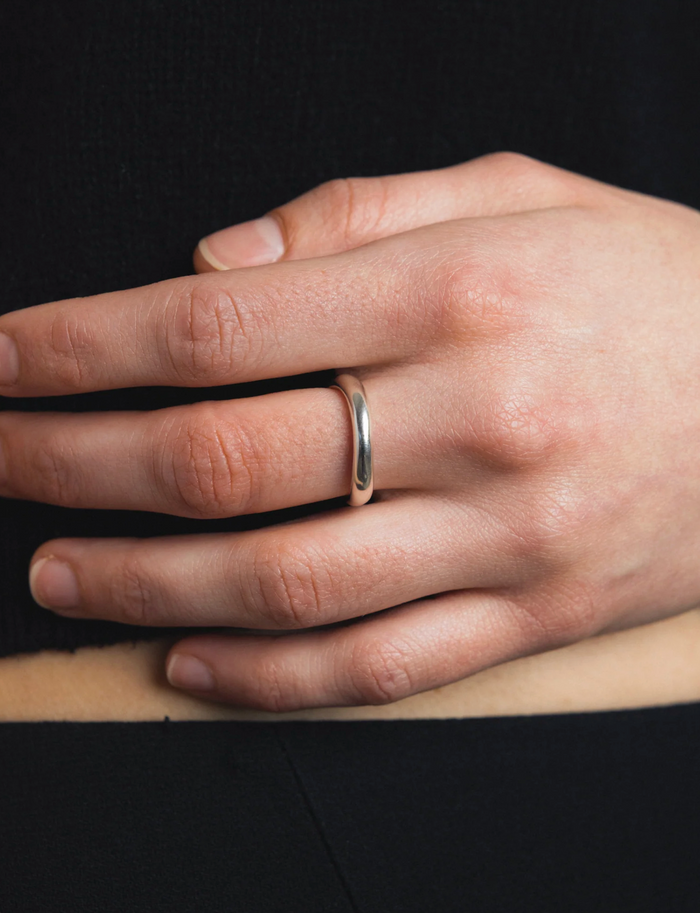Silver June Ring