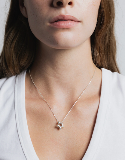 Silver Star Necklace