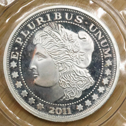 SilverTowne Morgan Style .999 Fine 1 oz. Silver Round Sealed