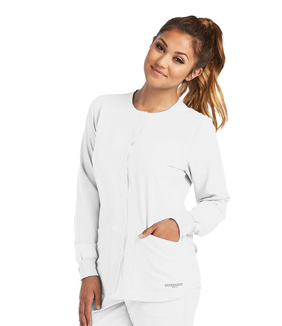 Skechers Stability Snap Warm-Up Scrub Jacket