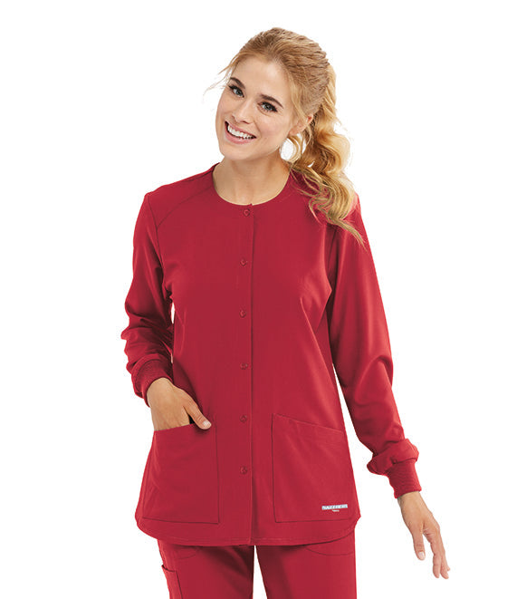 Skechers Stability Snap Warm-Up Scrub Jacket