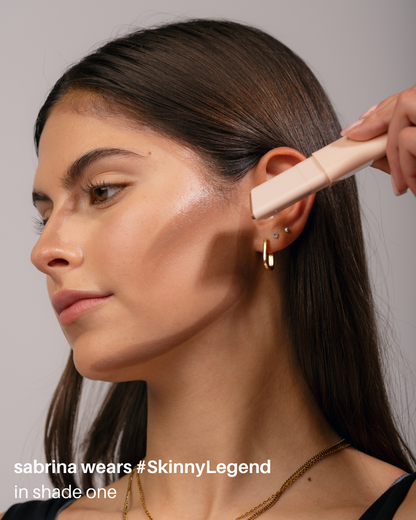 #SkinnyLegend - easy blend cream contour
