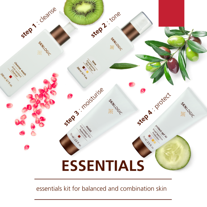 SKNLOGIC Prepacked Kit - Normal and Combination Skin Essential