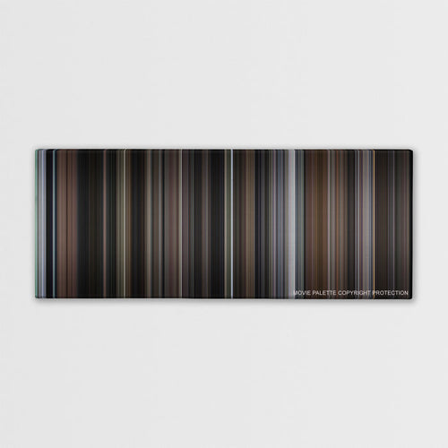 Sleepless in Seattle color palette canvas print: thousands of thin vertical stripes of color