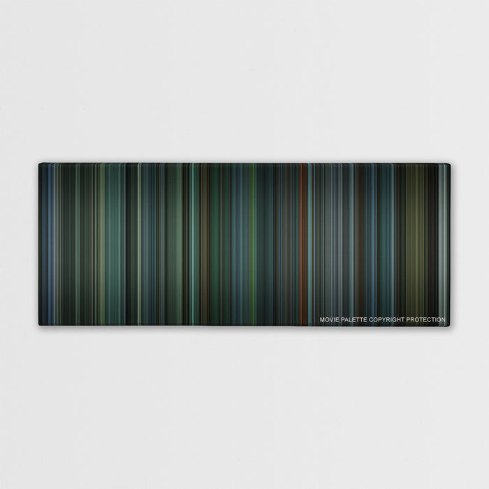Snatch color palette canvas print: thousands of thin vertical stripes of color