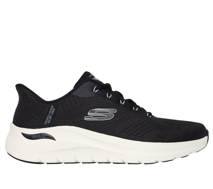 SKECHERS Sneaker arch fit slip ins nero 232712 ARCH FIT 2.0-BLK