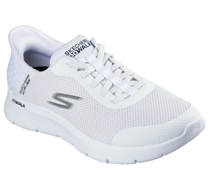 SKECHERS Sneaker go walk flex slip ins bianco 216324 GO WALK FLEX-WHT