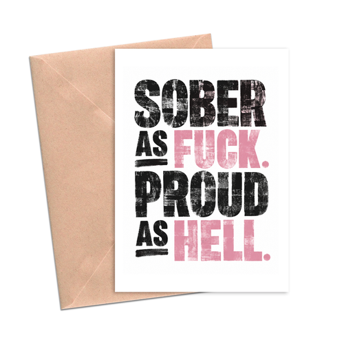 Sober AF Proud as Hell