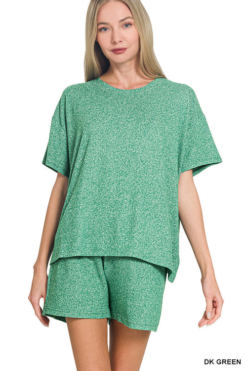 Soft Shorts Set-Green