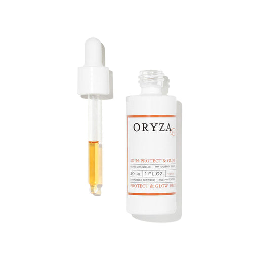 #seo: soin glow & protect SPF50 oryza lab