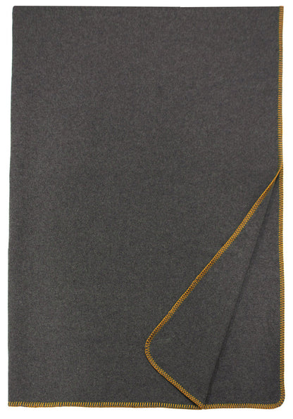 Solid Greystone Gold Throw