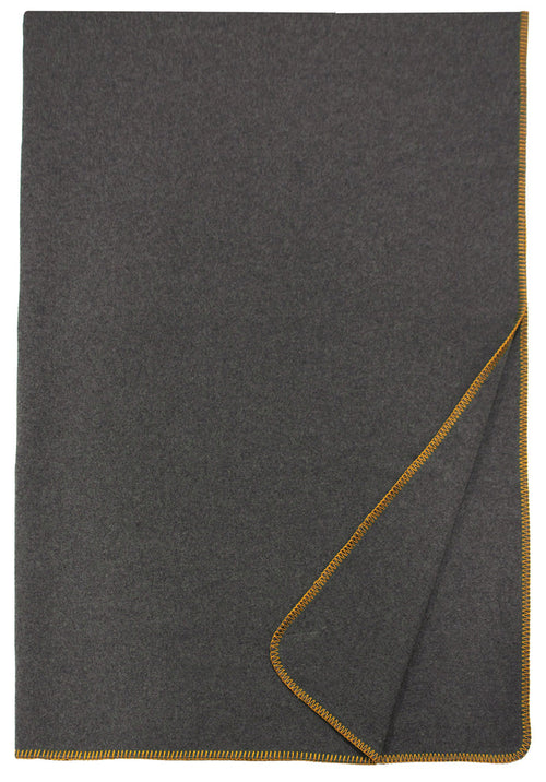 Solid Greystone Gold Throw