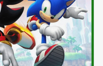 Sonic and Shadow characters on Sonic X Shadow Generations Xbox Series X game cover