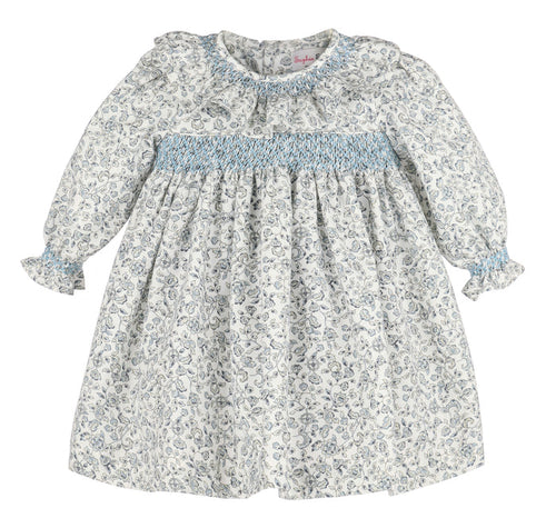 Sophie & Lucas Heirloom Blue Floral Dress