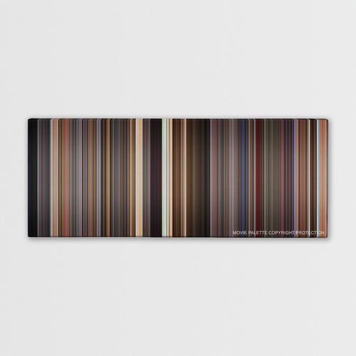 Spaceballs color palette canvas print: thousands of thin vertical stripes of color
