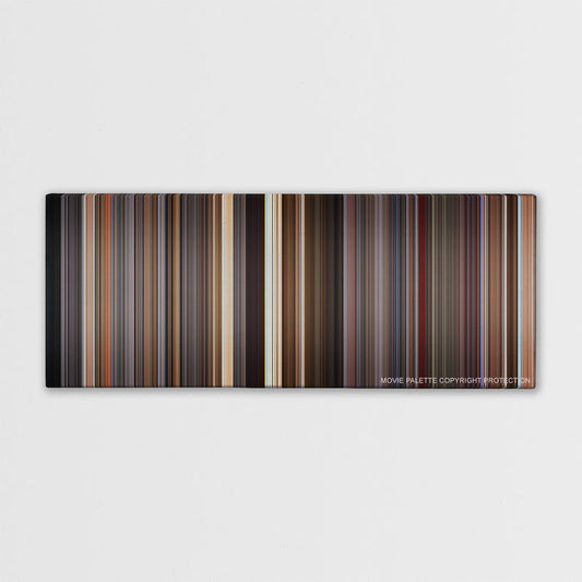 Spaceballs color palette canvas print: thousands of thin vertical stripes of color