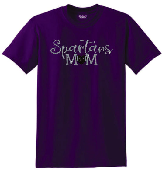 Spartans Basic MOM design Tee- Matte or Glitter