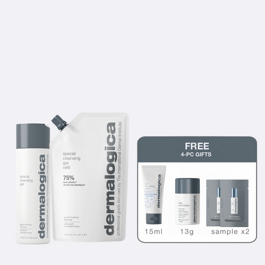 special cleansing gel & special cleansing gel refill bundle with 4 gifts