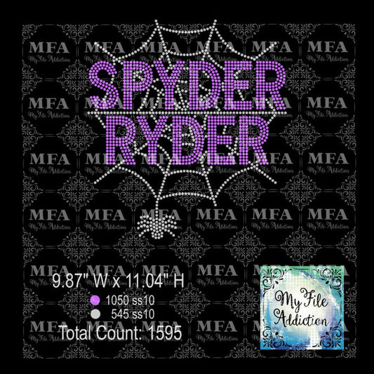 Spyder Ryder Rhinestone Digital Download File - My File Addiction
