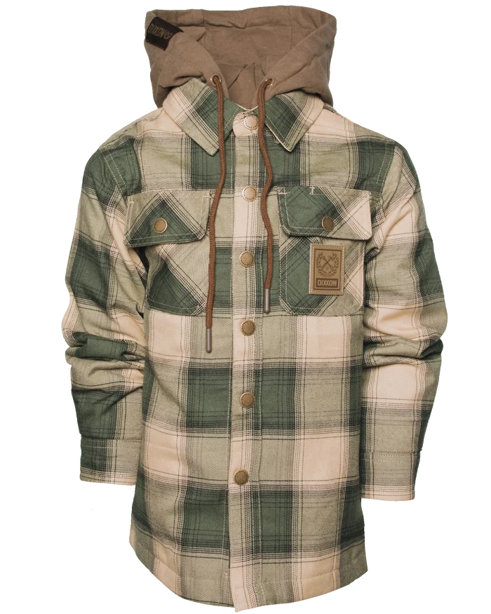 Squadron Youth Hooded Flannel Jacket