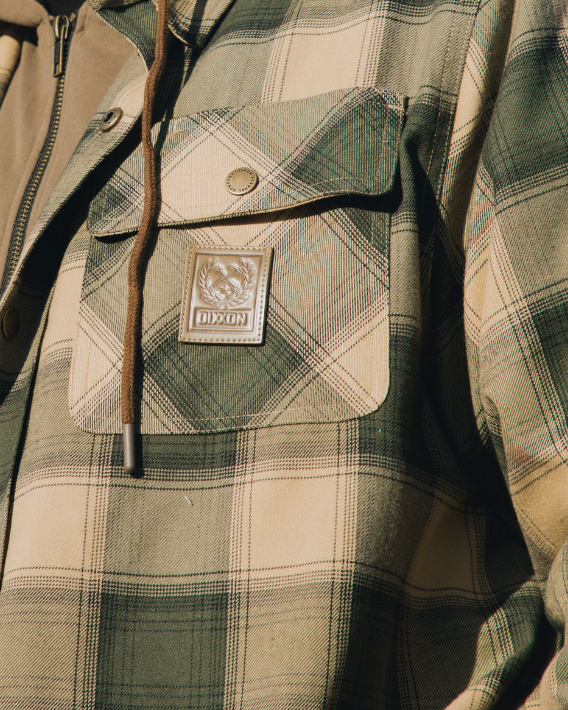 Squadron Youth Hooded Flannel Jacket