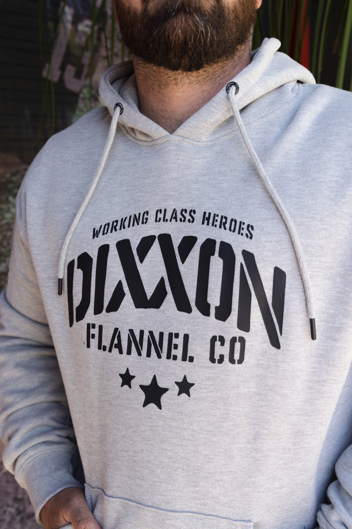 Stencil Black/Grey Hood