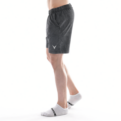Stone Wash Lifting Shorts - IRONGEAR Fitness
