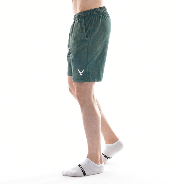 Stone Wash Lifting Shorts - IRONGEAR Fitness