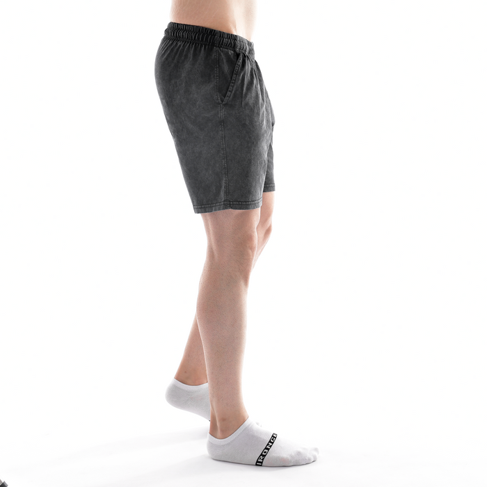 Stone Wash Lifting Shorts - IRONGEAR Fitness
