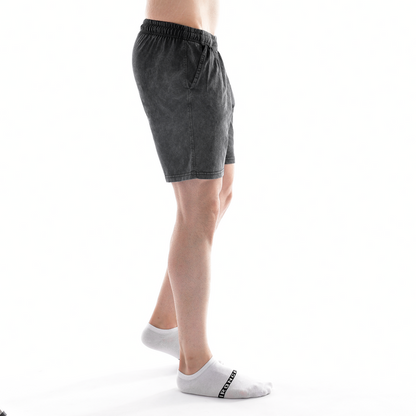 Stone Wash Lifting Shorts - IRONGEAR Fitness