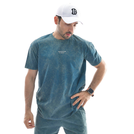 Stone Wash Oversized Tee - IRONGEAR Fitness