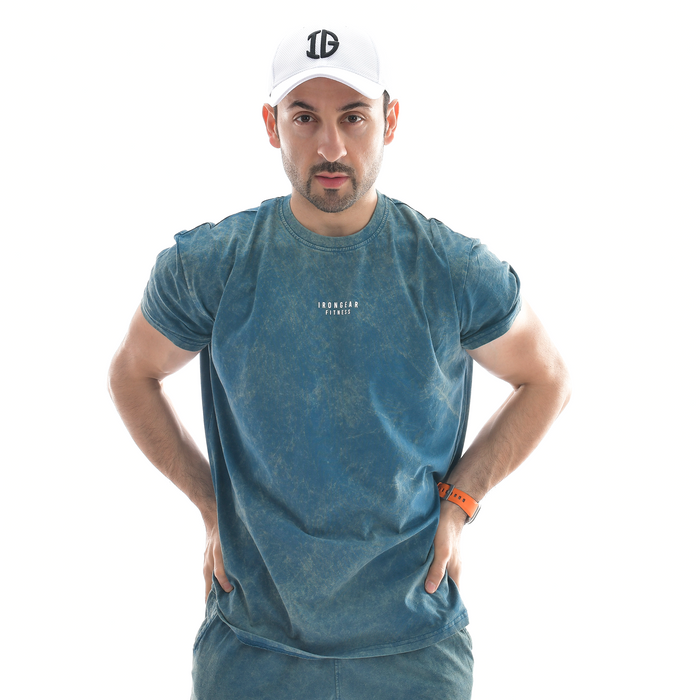 Stone Wash Oversized Tee - IRONGEAR Fitness