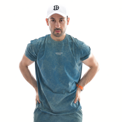 Stone Wash Oversized Tee - IRONGEAR Fitness
