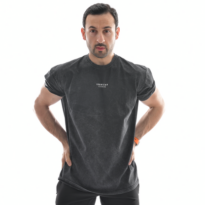 Stone Wash Oversized Tee - IRONGEAR Fitness